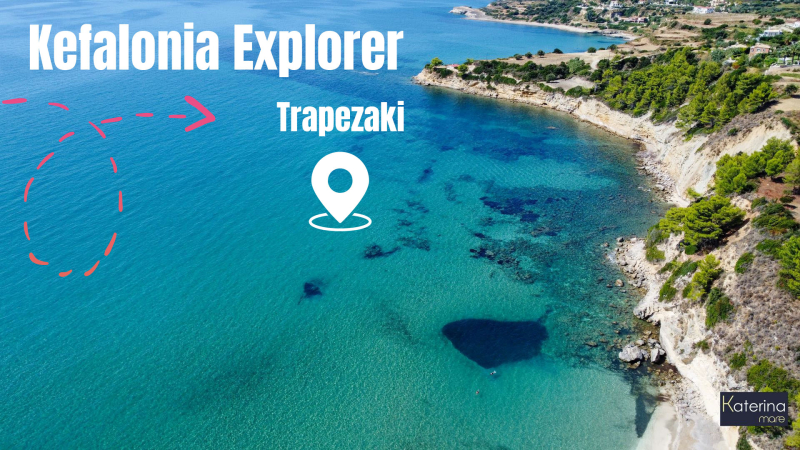 Captivating Trapezaki: Aerial Perspectives of a Stunning Beach