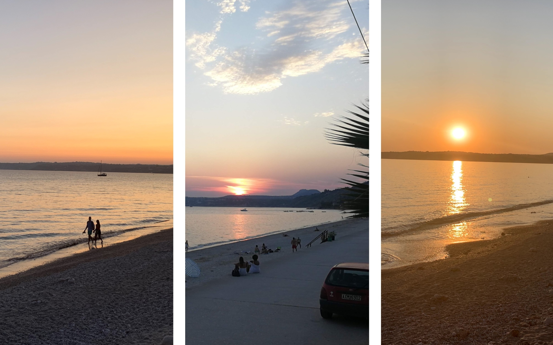 Lourdas Beach Sunsets (photos)